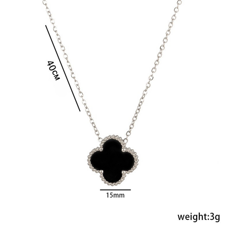 Four-Leaf Clover Necklace – Symbol of Luck & Elegance