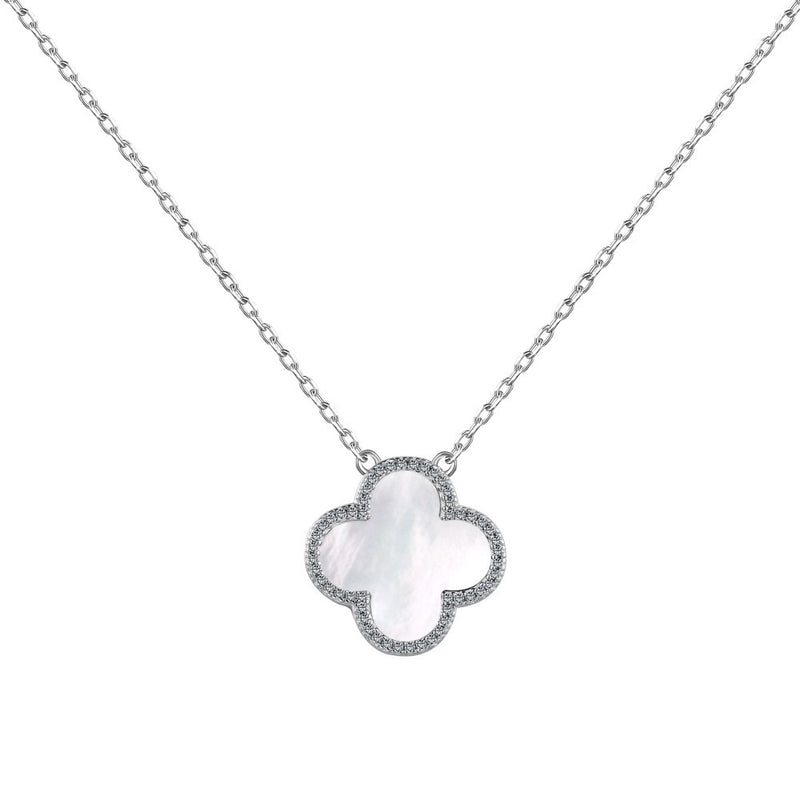 Four-Leaf Clover Necklace – Symbol of Luck & Elegance