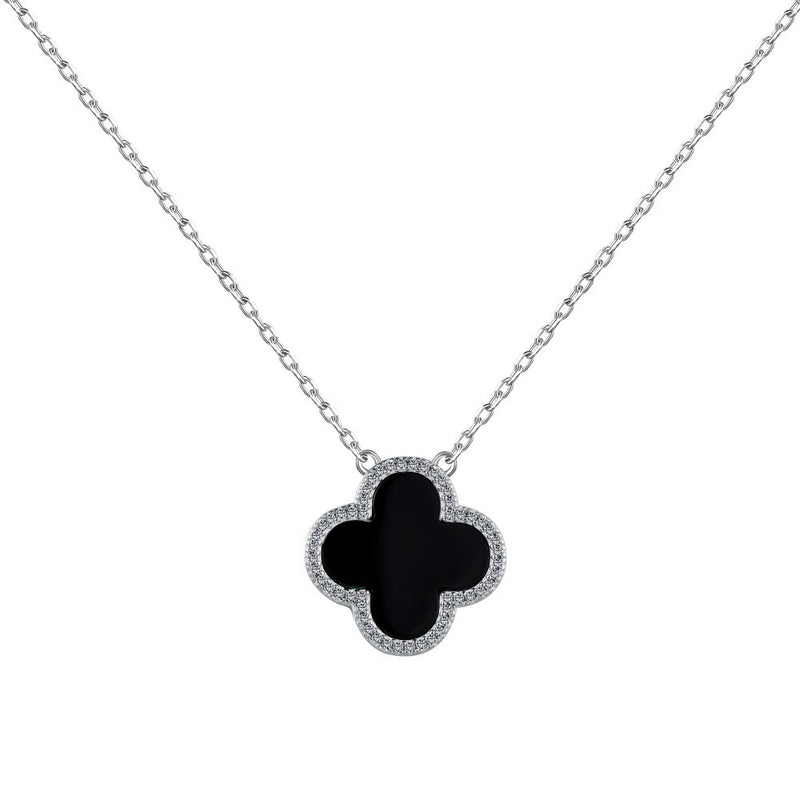 Four-Leaf Clover Necklace – Symbol of Luck & Elegance