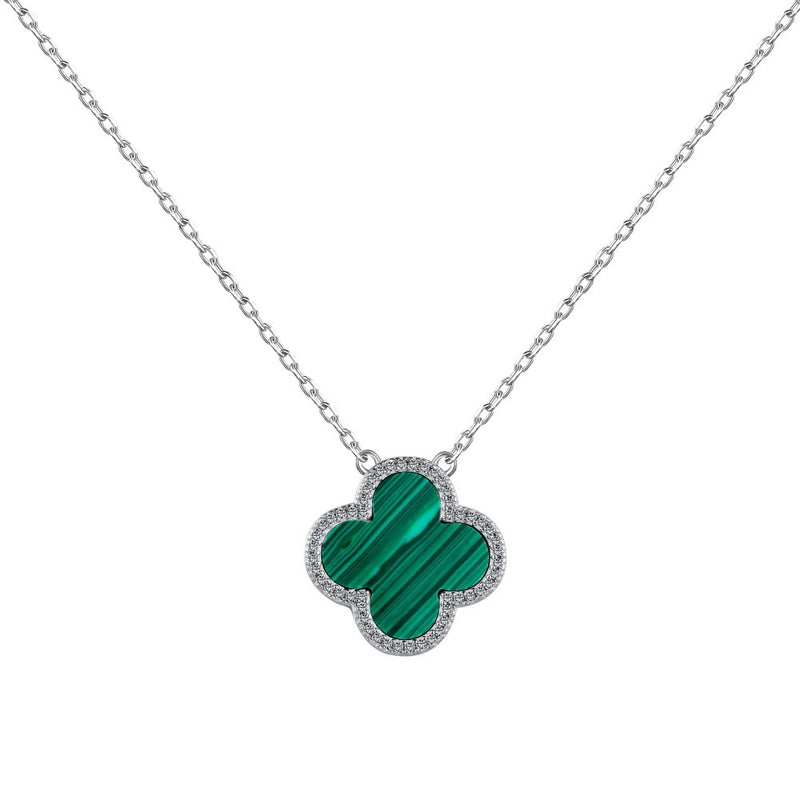 Four-Leaf Clover Necklace – Symbol of Luck & Elegance