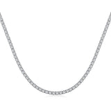 925 Sterling Silver Diamond Necklace – Timeless Sparkle & Elegance