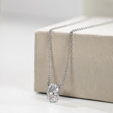 S925 Sterling Silver Ice Flower Cut Necklace – Timeless Eleganc