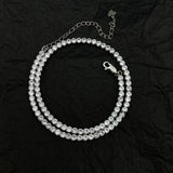 925 Sterling Silver Diamond Necklace – Timeless Sparkle & Elegance